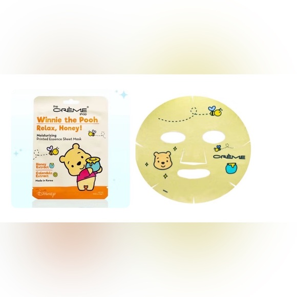 3 pack The Crème Shop Winnie the Pooh Relax, Honey! Skincare Mask - - Picture 2 of 2